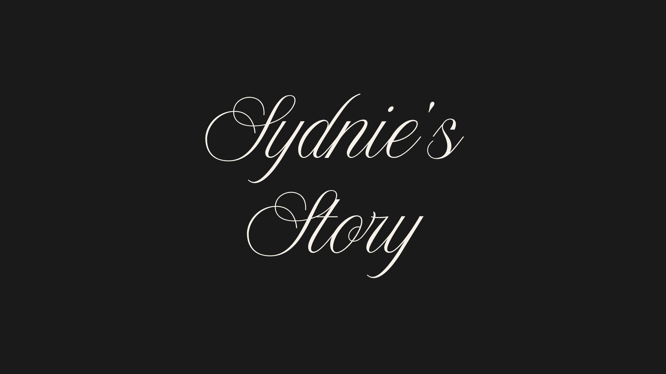 Sydnie's story