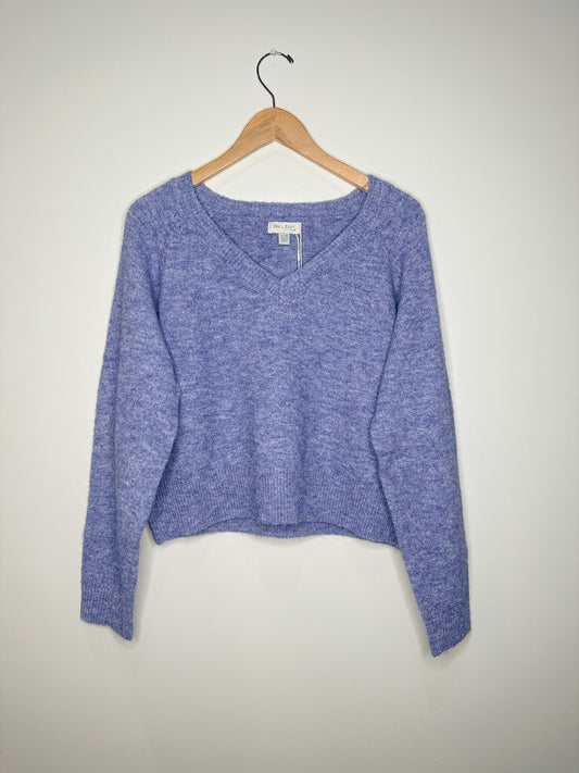 V-Neck Sweater In Cornflower