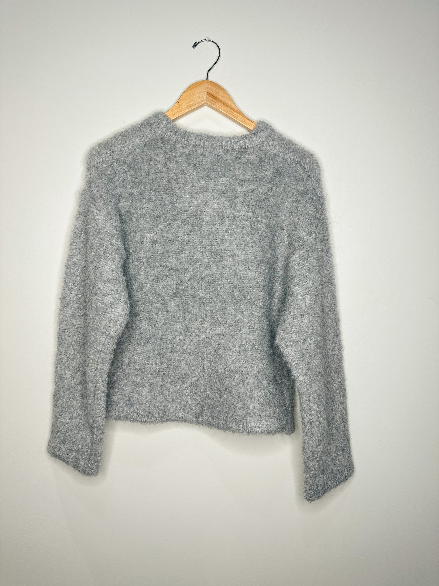 Grey Boucle' Sweater