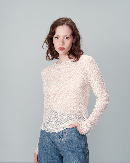 Lace Long Sleeve Tee